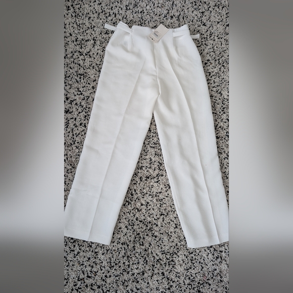 ZARA - Elegant White Women's Pants - Picture 3 of 4